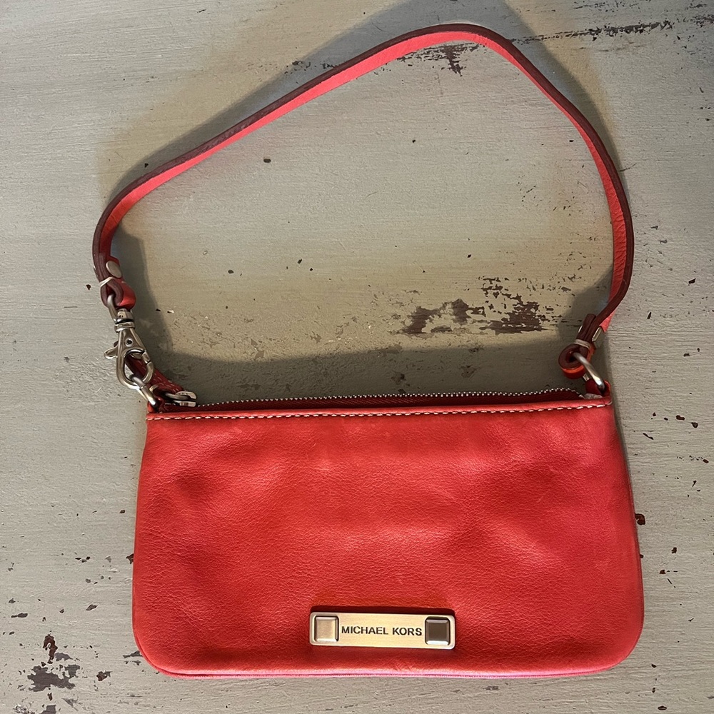 Michael Michael Kors red clutch